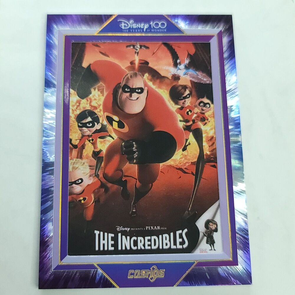 The Incredibles 2023 Kakawow Cosmos Disney 100 All Star Movie Poster 019/288
